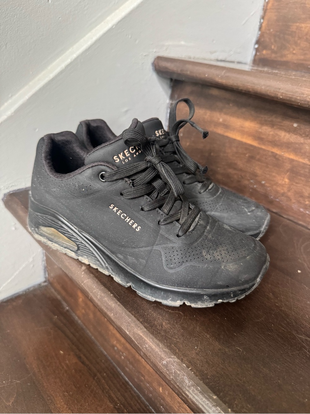 Skechers Women Black Athletic Sneakers